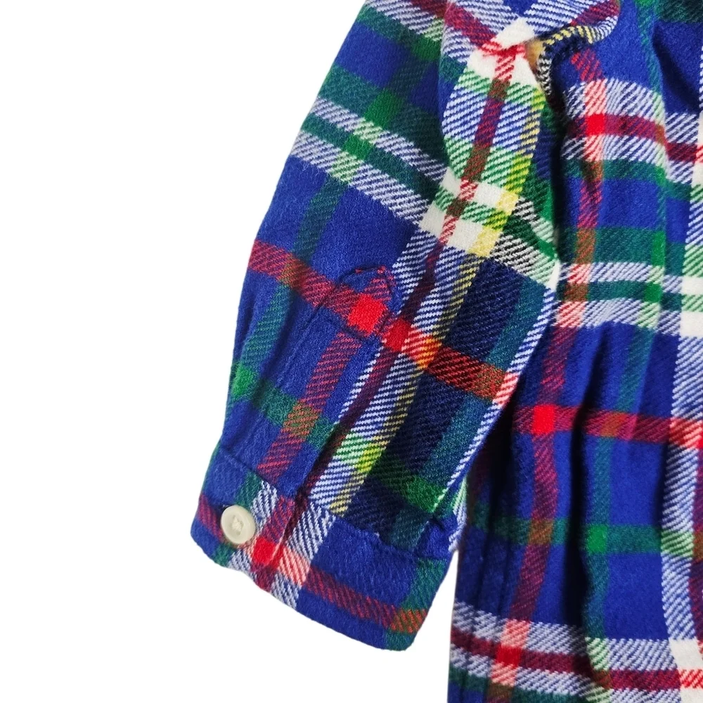 Ralph Lauren Baby/Infant Plaid Flannel One-Piece Outfit New Boy 6 Months